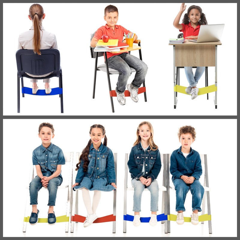 Chair Bands for Kids with Fidgety Feet, Anti Slip Feature