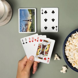 Lantern Press Paris, France, Eiffel Tower and Lawn (52 Playing Cards, Poker Size Card Deck with Jokers)