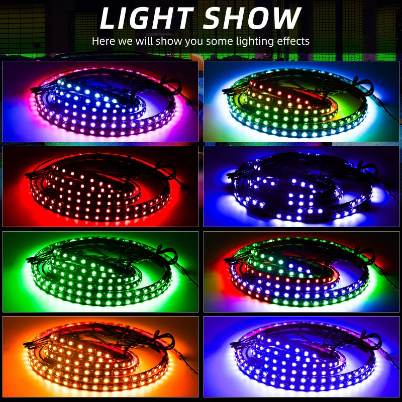 KEEPDSGN For Chevy Camaro 6PCS RGB Car Underglow LED Kit