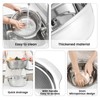 304 Stainless Steel Microporous Colander with Handle, Rice Washers Microporous
