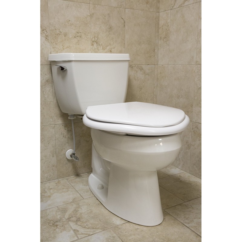 Big John Products 2445646-1W Closed Front with Cover Oversize Toilet