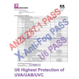 Super Flexible Lightweight Anti Fog Wrap-Around U6 Clear Shooting Safety Glasses with ANSI Z87.1 Scratch Resist