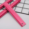 RK-HYTQWR Professional Aluminium Ruler Straight Ruler Protective Scale Brass Engineers