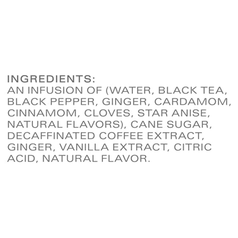 TAZO TAZO Espresso Chai Latte, Black Tea Concentrate, Easy to