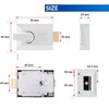 Standard Deadlocking Night Latch 60mm, Complete with Rim Cylinder and