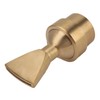 Fan Shaped Fountain Nozzle Copper Adjustable Uniform Water Spray Fan