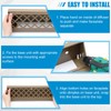 Blulu 1 Pcs 18 Inch Baseboard Register Duct Opening Size