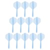 PATIKIL 12 Piece Integrated Dart Shaft and Flight Lightweight Dart