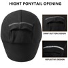 GADIEMKENSD Women's Winter Reflective Fleece Ponytail Hat with Drop Down