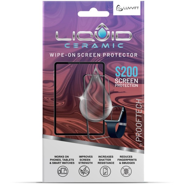 LIQUID CERAMIC Glass Screen Protector With $200 Coverage | Wipe