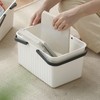ZOOFOX 3 Pack Plastic Storage Basket with Handle, Portable Shower