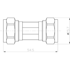 15mm Brass Single Check Valve WRAS Approved Compression Fitting Non Return Valve one Way Isolation Valve DZR - Hanicks