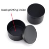 24 Pieces 4 Oz Black Candle Tins,4oz Candle Jars Candle