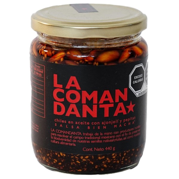 LA COMANDANTA |Salsa Macha |Ideal for Use on Meats, Seafood,