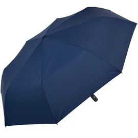 iX-brella XXL Pocket Umbrella with Automatic Open/Close - Full Class - 122 cm Large Roof - Dark Blue