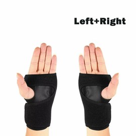 Steel Wrist Support Splint Carpal Tunnel Syndrome Sprain Strain Brace