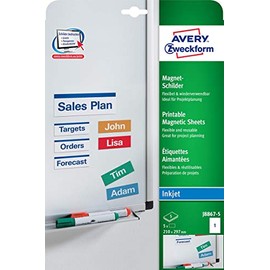 Avery J8867-5 Labels 210 x 297