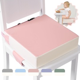 Sylynvia Booster Seat for Kitchen Chair with Waterproof Fabric, Toddler Booster Seats for Dining Table Portable for Travel Camping Eating, Booster Cushion for Table for Baby Child Infant Kid Boy Girl