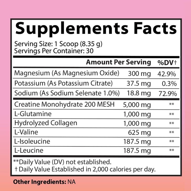 Angry Supplements Better Booty BBL Powder Creatine for Women Glute