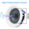 Herdio 5.25" 300W Home Store In Ceiling Speakers+In Wall Bluetooth