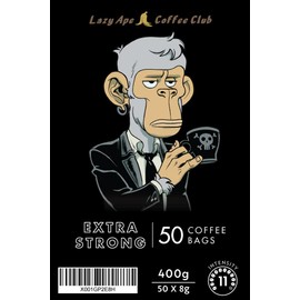 Lazy Ape Coffee Club - 50 Coffee Bags | EXTRA STRONG