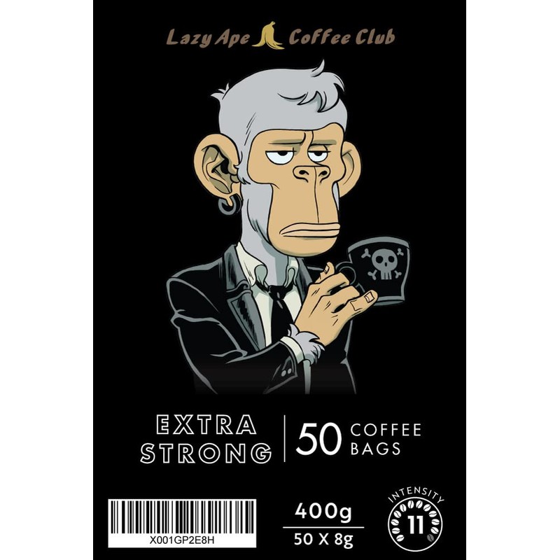 Lazy Ape Coffee Club - 50 Coffee Bags | EXTRA