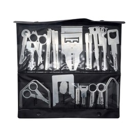 MASO 38PCS DRY Trim Removal Tool Set Universal Stereo Removal Keys Tools Kit for Release Car CD Radio