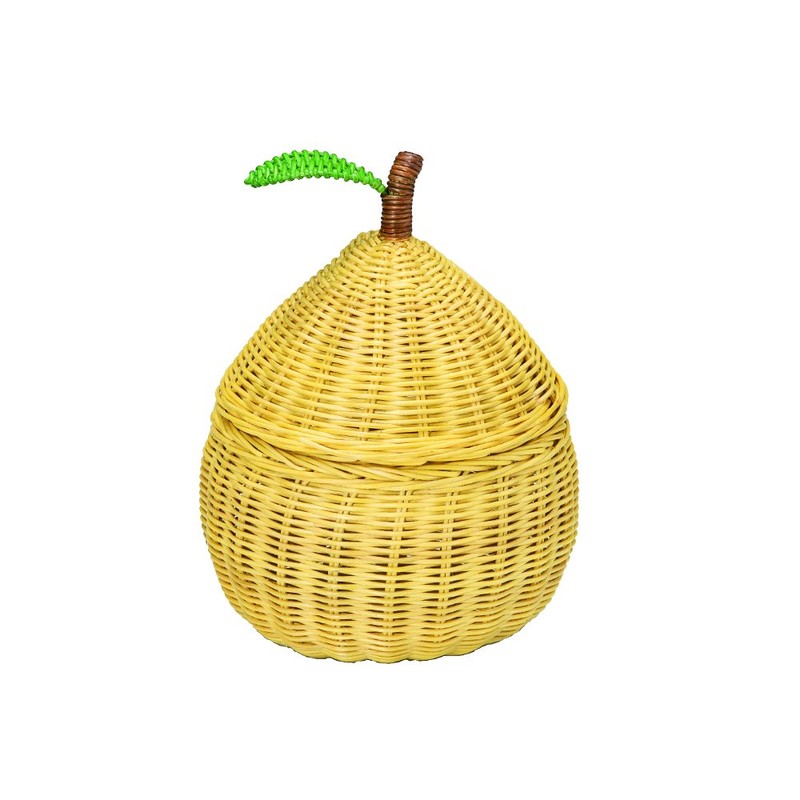 Rattan Basket Box La France 8.7 inches (22 cm) HW-36