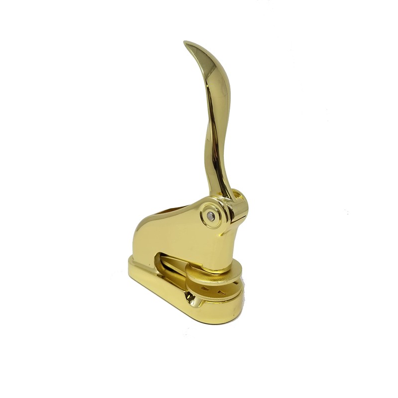 Nebraska Notary Decorative Seal Model, 1-5/8" Circular Impression, Gold