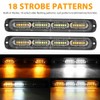 Magik 1-2 Pc 24V Bright LED Emergency Strobe Lights Warning