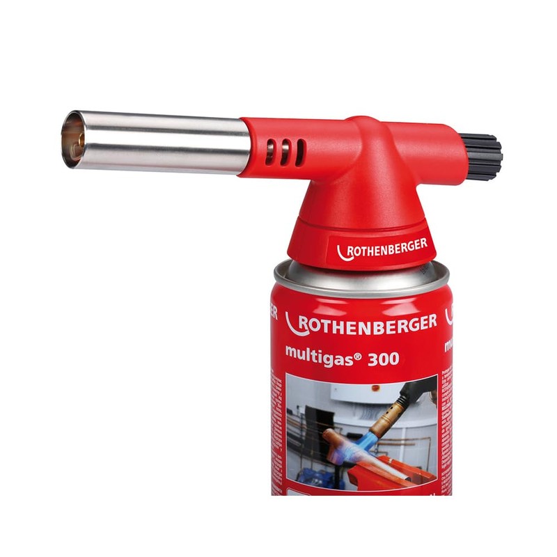 ROTHENBERGER Rofire Set of 4 with Multigas 300, 7/16 Inch