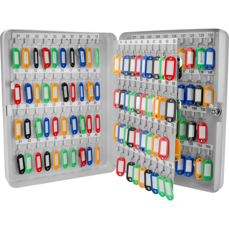 Barska 160-Key Organizer Lock Box – Wall Mount Steel Key