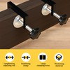 2 Pcs G Clamp for Woodworking, G Clamp with Adjustable