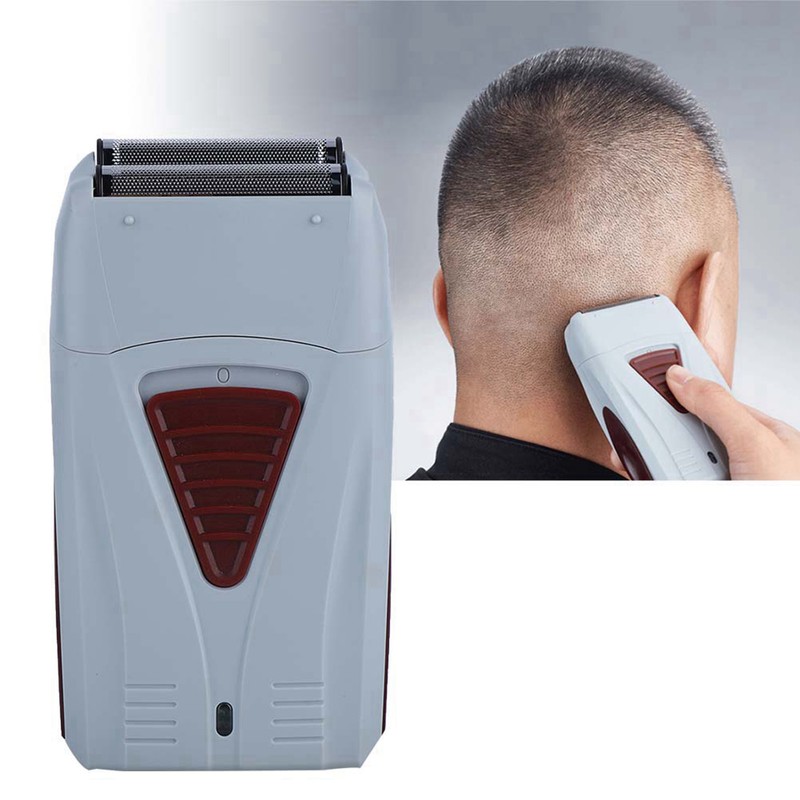 Rechargeable Men Electric Hair Clipper Trimmer Double Head Razor Reciprocating
