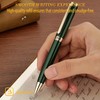 BEILUNER Luxury Gel Pen with 24K Gold Finish, Green Piano