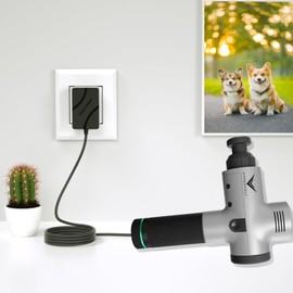 24V1A Charger Compatible with Hypervolt Massage Gun, ETL Listed Power Cord Compatible with Hyperice Massage Gun HPI5300000100 53000 001-00 42000 038-00 Battery Charging Power Supply