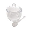 WOLFF - Pearl Crystal Beaded Sugar Bowl with Lid and