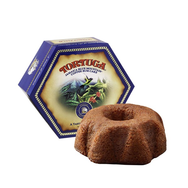 TORTUGA Caribbean Blue Mountain Rum Cake - 16 oz Rum Cake - The Perfect Premium Gourmet Gift for Gift Baskets, Parties, Holidays, and Birthdays - Great Cakes for Delivery