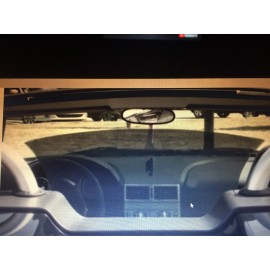Crossfire Chrysler Crossfire Dark Smoked Laser-Cut Wind Deflector,Wind