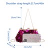 MilyaDE Women's Clutch Flowers Elegant Bridal Bag Wedding Party Dress