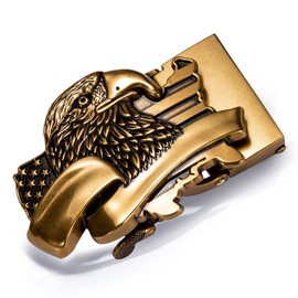 Barry.Wang Ratchet Belt Buckle Strap Replacement 1 3/8”,Leather Belt Straps for 40MM Slide Click Buckle,Trim to Fit