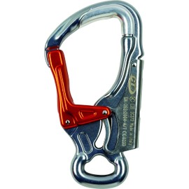Climbing Technology K-Advance Shell Carabiner Double Lever with Reinforced Steel, Orange