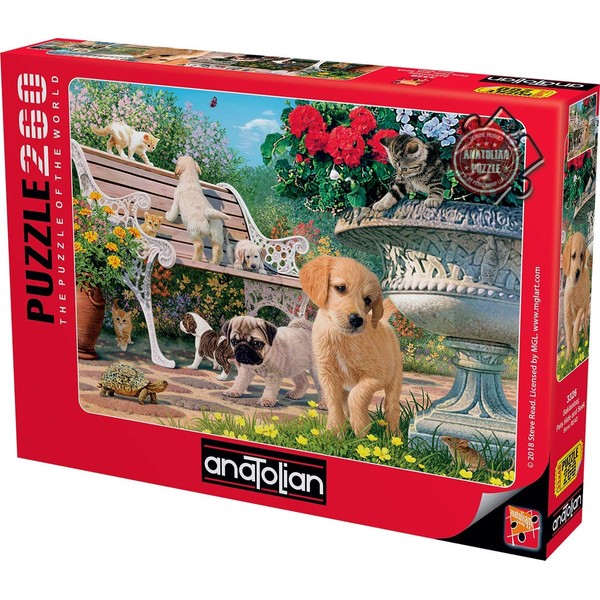 Anatolian Puzzle - Pets Hide and Seek, 260 Pieces Jigsaw Puzzle, 3326, Brown/A, Model: ANA3326