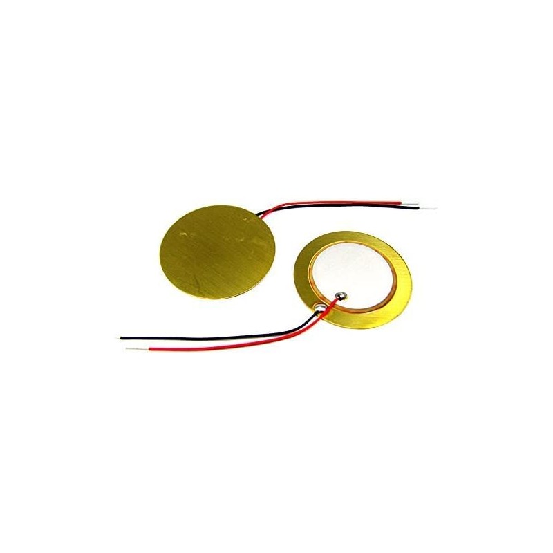 YQBOOM 10PCS 41mm Piezo Disc Transducer Contact Microphone Trigger Sound