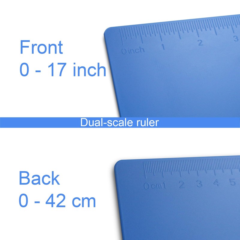 Acocony 11x17 Clipboard Vertical with Ruler Extra Large Clipboard Low