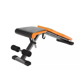 FixtureDisplays 450 LBS Capacity Weight Bench, Adjustable Training Bench for Full Body Exercise