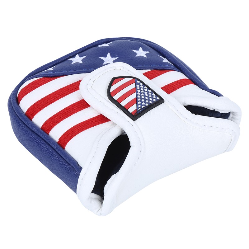 Golf Putter Magnetic Protection Covers Waterproof Headcover with Embroidery Pattern