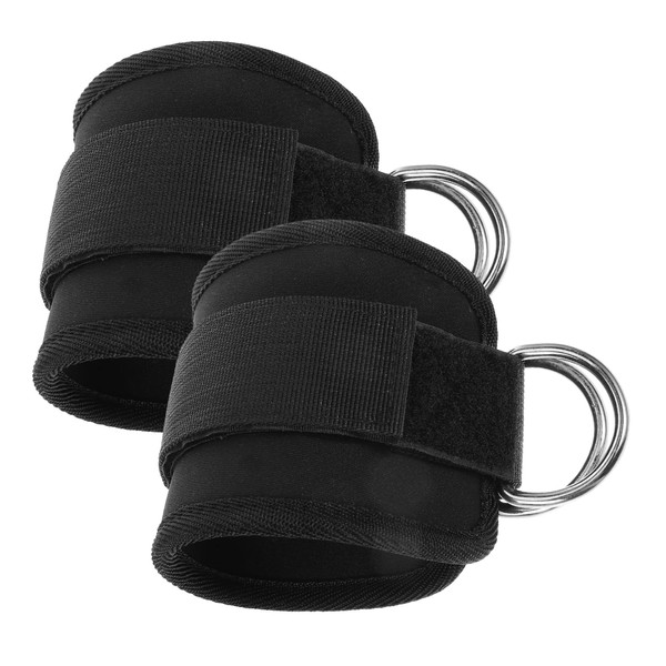 WHAMVOX 2pcs Ankle Strap Buckle Design for Cable Machines Comfortable