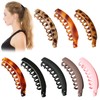 8er-Pack banana clip, Große bananenspange haare, Damen Vintage bananen haarspange