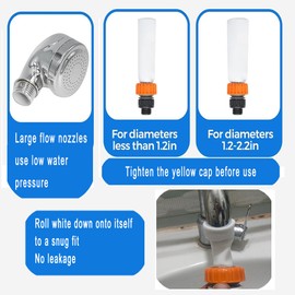 Sink Hose Attachment Hose:Portable Sink Hose Faucet Spraye Dog Shower,Stainless Steel